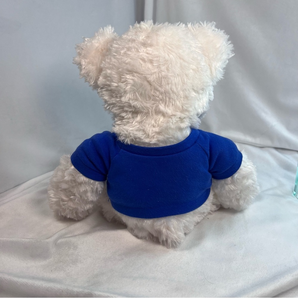 DUKE White Teddy Bear - Picture 5 of 8